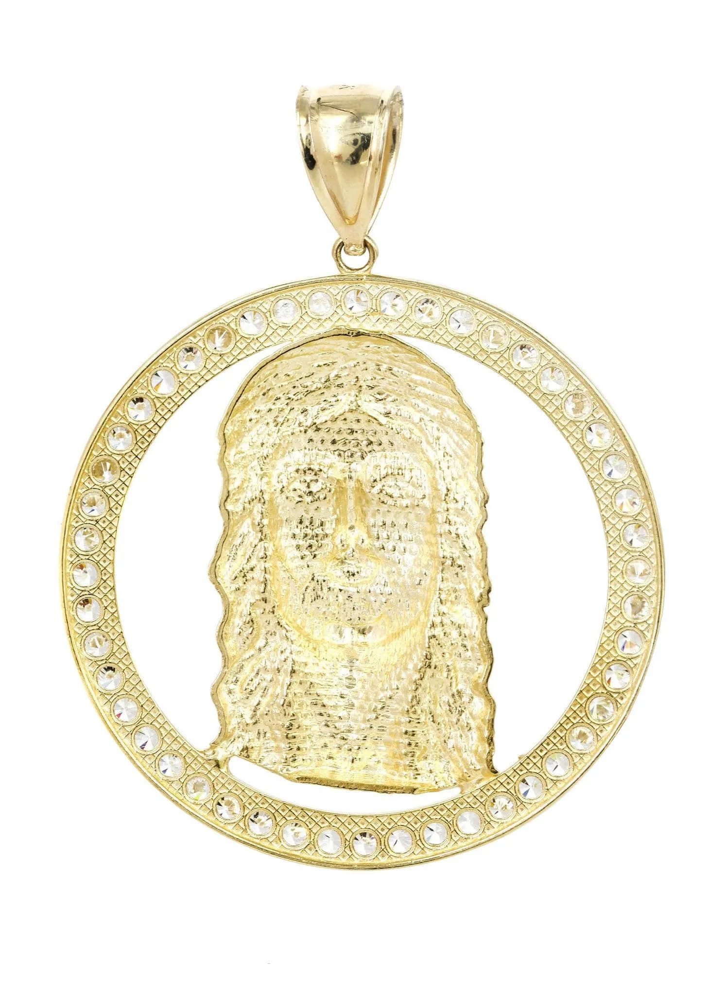 10K Gold Jesus Piece Pendant  |  8.4 Grams