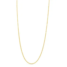 14 Karat Gold Bead Chain