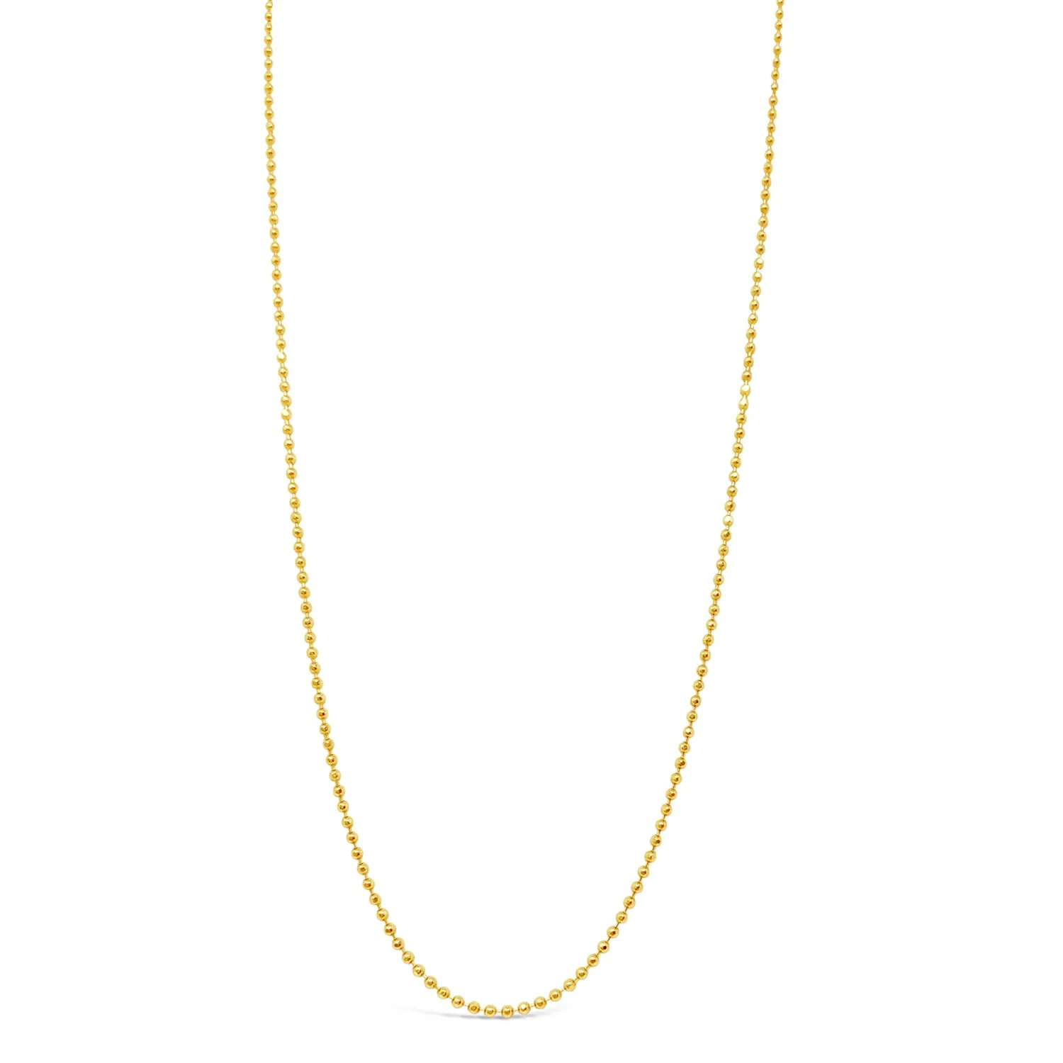 14 Karat Gold Bead Chain