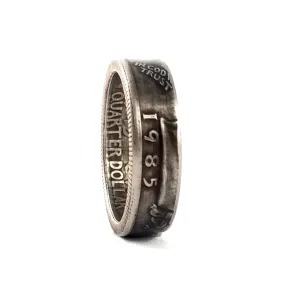 1985 Washington Quarter Coin Ring