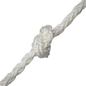 8 Strand Nylon, White, (price per meter)