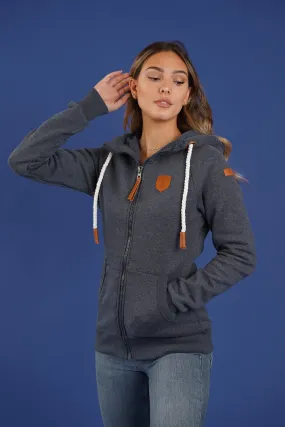 Hera Navy Zip Hoodie