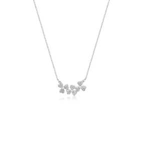 Leaf Cubic Zirconia Necklace