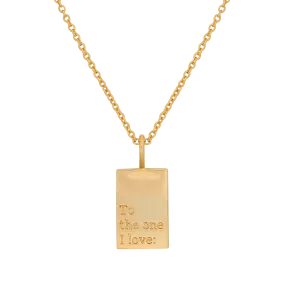 Memento Necklace 'To The One I Love'