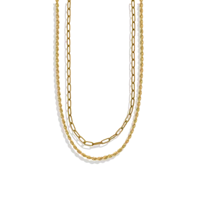 Rope   Paperclip Chain Set