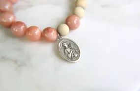 Saint Cecilia Rosary Bracelet