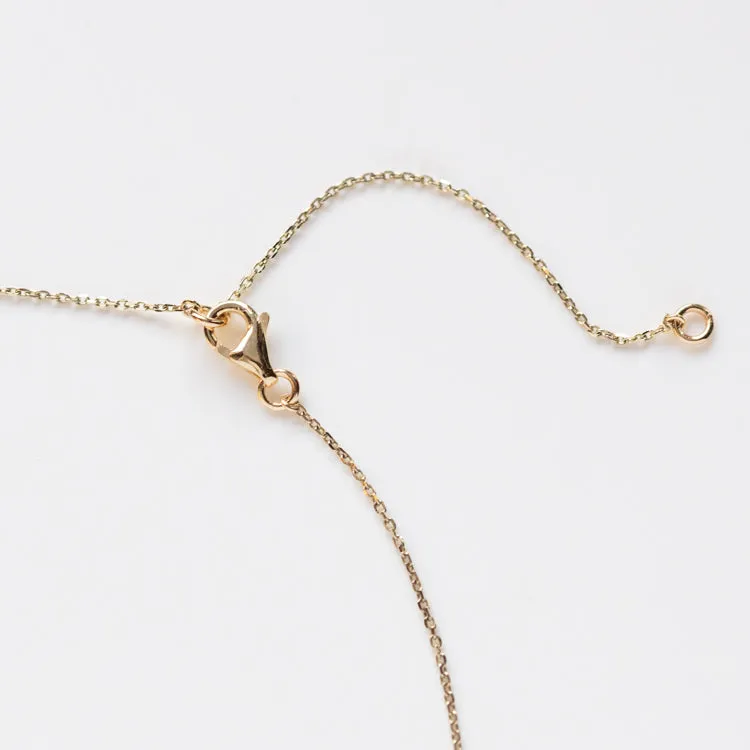 Solid Gold Simple Glimmer Gold Chain