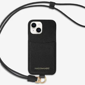 The Sling Phone Case iPhone 14 - Black Caviar