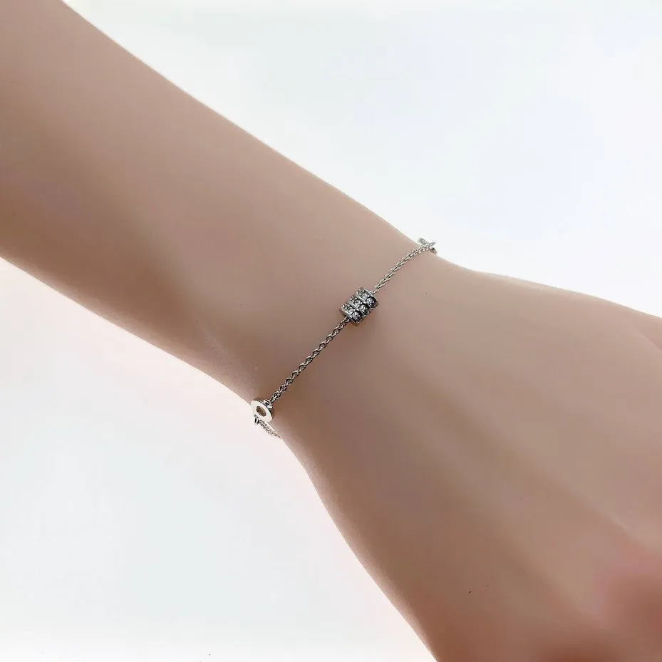 Tunnel Cubic Zirconia Bracelet